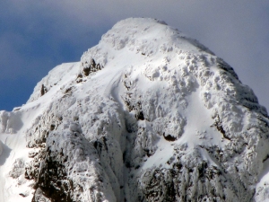 You can make out a track to the summit from the ntop of North buttress